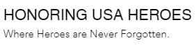 Honoring USA Heroes logo